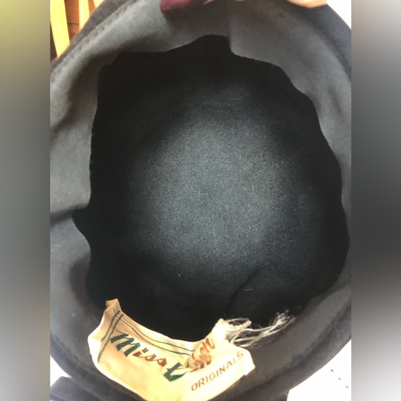 VTG Miss Eileen Originals Hat Black with Rhinestones and Bow Detail - Picture 7 of 11